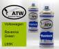 Preview: Volkswagen, Ravenna Green, L65K: 400ml Sprühdose + 400ml Klarlack - Set, von ATW Autoteile West.